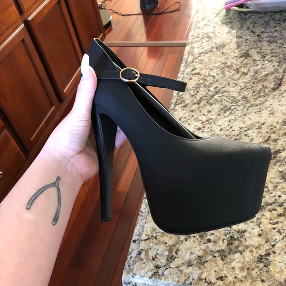 Sick CUSTOM platform Mary Janes 😤😤🌈 - Picture 3 of 4